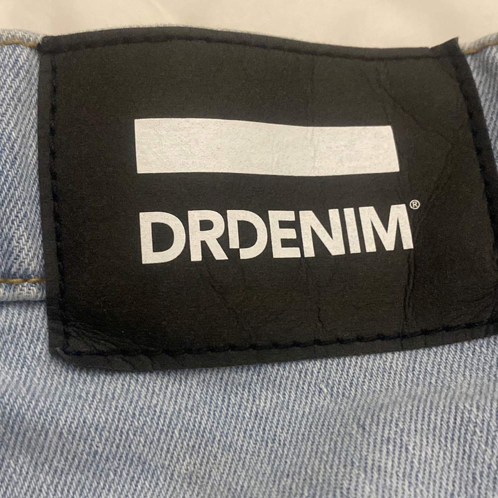 DRDENIM (asos) Nora plus shorts superlight blue ripp